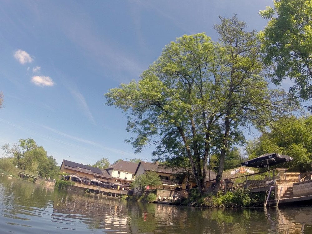 SUP Tour Abstecher auf die Nied SUPscout